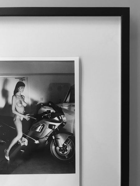 "Helmut's Angels" by Helmut Newton, Studio USA, featuring Arielle Burgelin